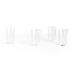 4 Vasos Angle, Medium 10 cm