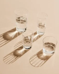 4 Vasos Angle, Wide 7,5 cm