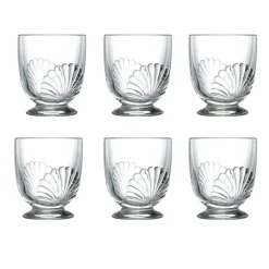 6 Vasos Belle-ile 32 cl, Transparent