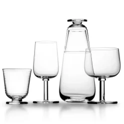 2 Vasos con pie Viva 35 cl, transparente