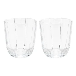 2 Vasos de agua Lily 32 cl, transparente
