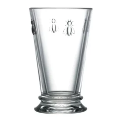 6 Vasos de bebidas alargados Abeille 31 cl, Transparente