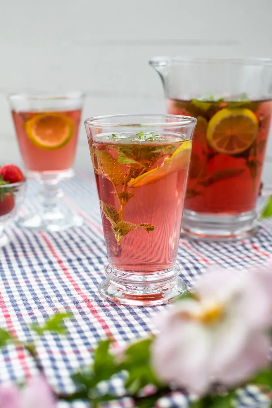 6 Vasos de bebidas alargados Abeille 31 cl, Transparente