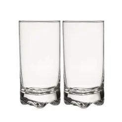 2 Vasos de cerveza Gaissa, set de 2, transparente 38 cl