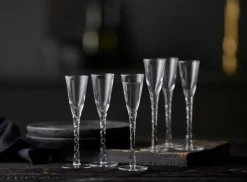 6 Vasos de chupito Paris 2,5 cl, Transparente
