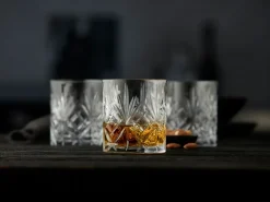 6 Vasos de whisky Melodia 31 cl, Cristal