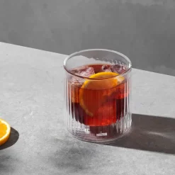 2 Vasos de whisky térmicos doble pared Douro Bar 30 cl, Transparente