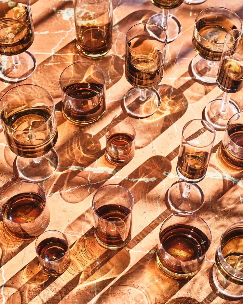4 Vasos de whisky Zuma 20 cl, Amber