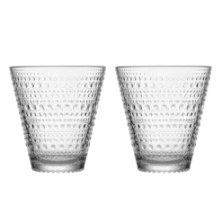 2 vasos Kastehelmi 30cl, transparente