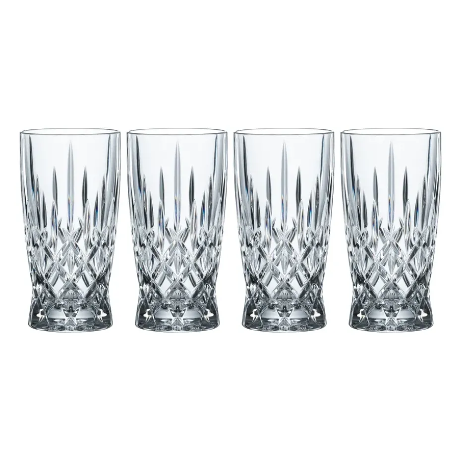 4 Vasos para bebidas Noblesse 35 cl, transparente