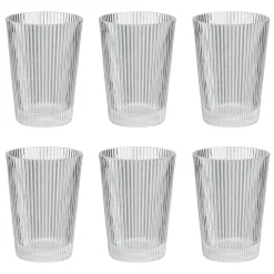 6 Vasos Pilastro, 24 cl