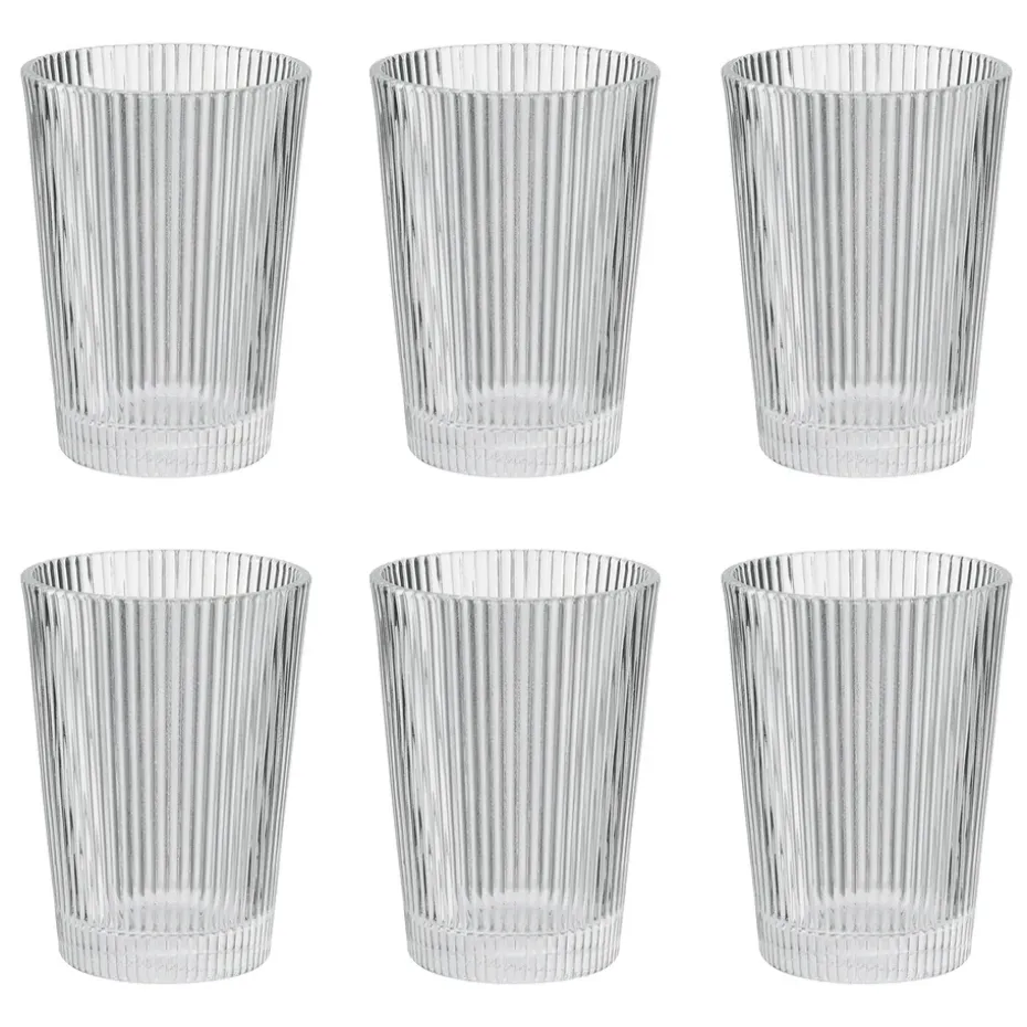 6 Vasos Pilastro, 24 cl