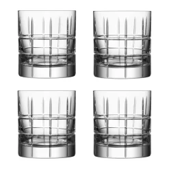 4 Vasos Street Old Fashioned 27 cl, Transparente