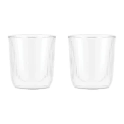 2 Vasos térmicos doble pared Douro 14,5 cl, Transparente