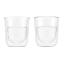2 Vasos térmicos doble pared Douro 14,5 cl, Transparente