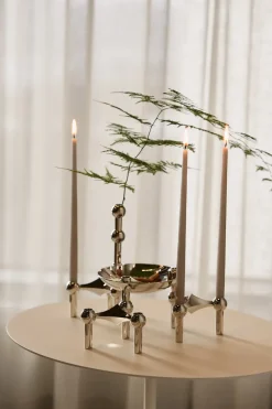 6 Velas cónicas STOFF de ester & erik, Sand