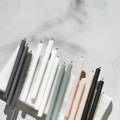 12 velas Nagel, blanco