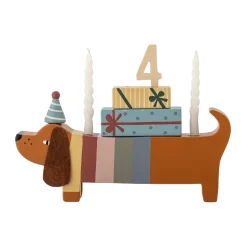 Adorno Charlie Birthday 28 cm, Brown-multi