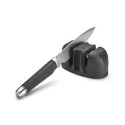 Afilador de cuchillos Trium Diamond Cams Pro doble, negro
