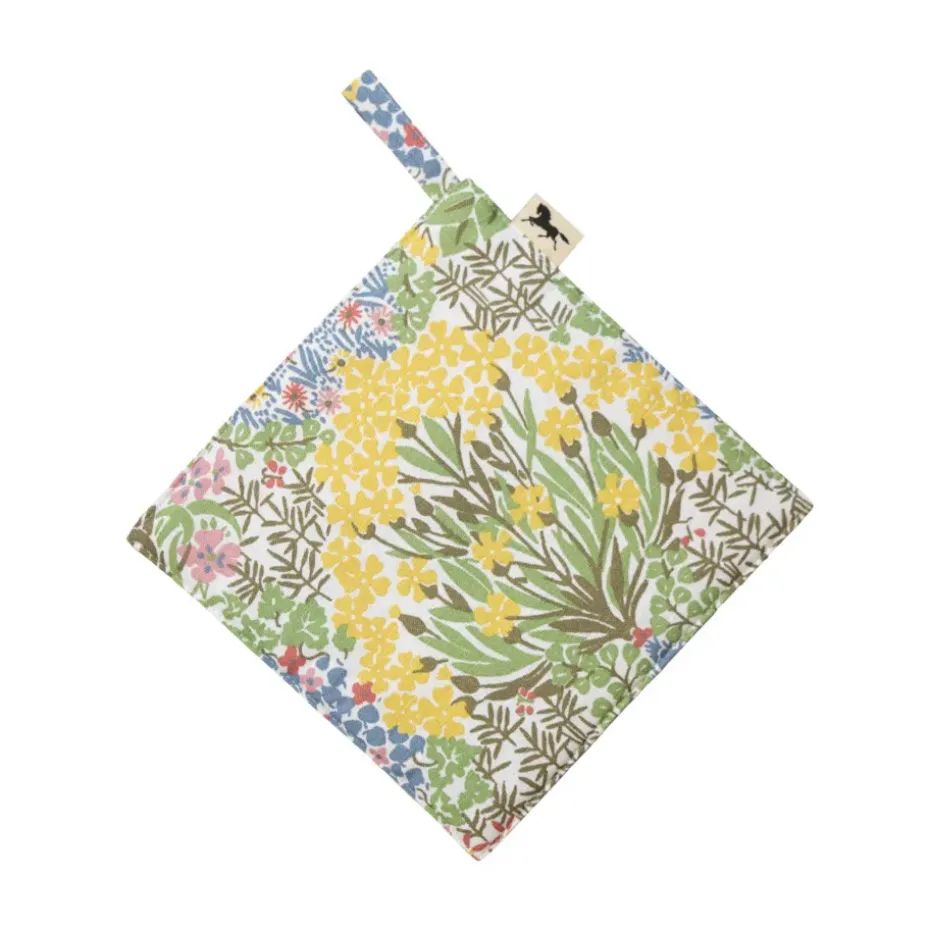 Agarrador Botanic Garden 23x23 cm, Multi-azul