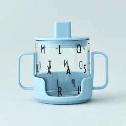 Agarrador para vaso de tritan Design Letters, azul claro