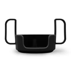 Agarrador para vaso de tritan Design Letters, negro