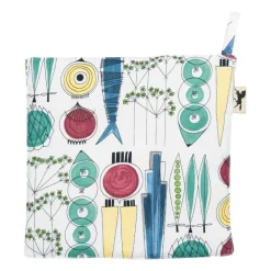 Agarrador Picknick 23x23 cm estampado pequeño, Multi