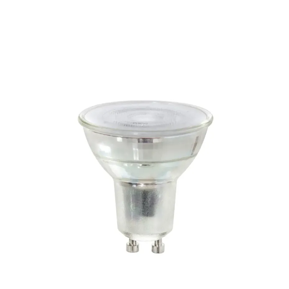 Airam LED fuente de luz con regulación de 3 niveles de atenuación, transparente, con memoria, cuerpo de vidrio, par16 40° gu10, 5w