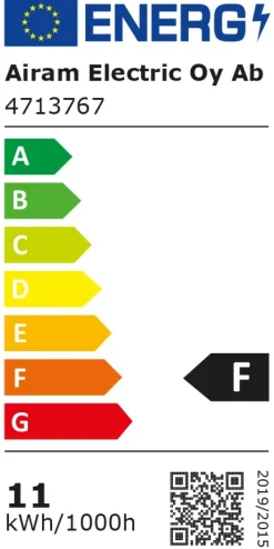 Airam LED fuente de luz, opal, e27 regulable, 12w