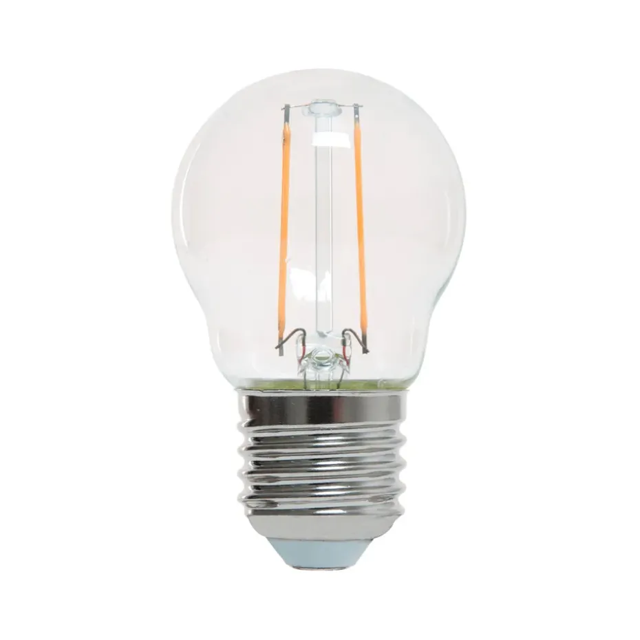 Airam Lámpara de filamento LED - globo E27, claro, no regulable, 2,5w