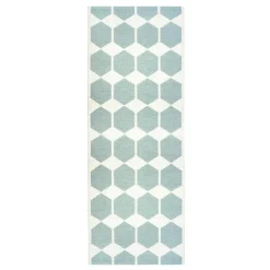 Alfombra Anna, aqua, 70 x 200 cm