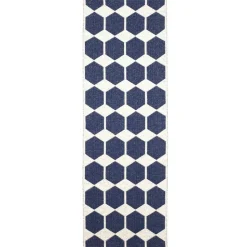 Alfombra Anna, azul, 70 x 100 cm