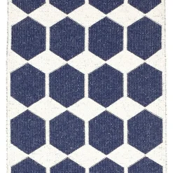 Alfombra Anna, azul, 70 x 100 cm