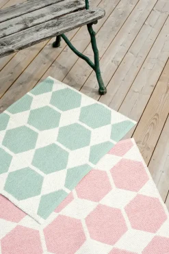 Alfombra Anna, grande aqua, 150 x 200 cm