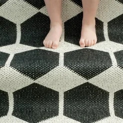 Alfombra Anna, negro, 70 x 200 cm