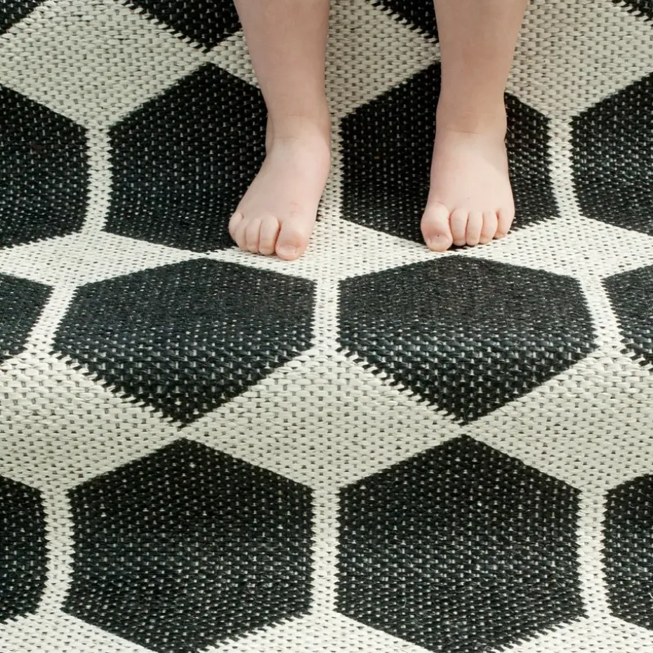 Alfombra Anna, negro, 70 x 200 cm