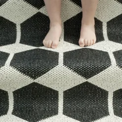 Alfombra Anna, negro, 70 x 140 cm