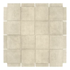 Alfombra Basket beige, 245x245 cm