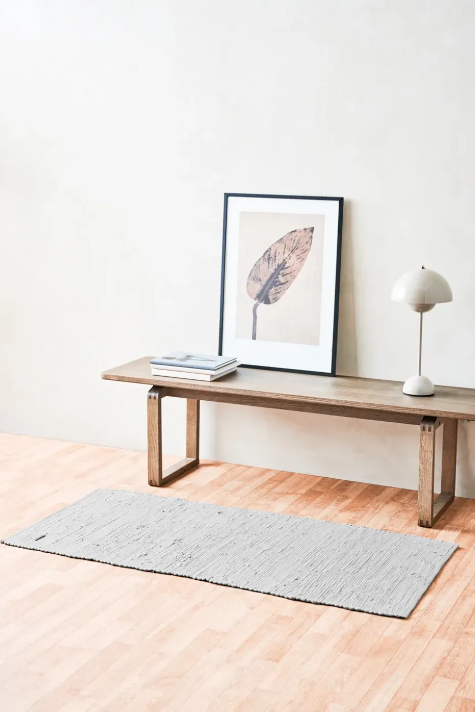 Alfombra Cotton 60x90 cm, light grey (gris claro)