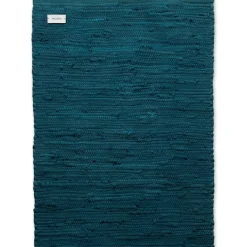 Alfombra Cotton 60x90 cm, Petroleum (azul petróleo)