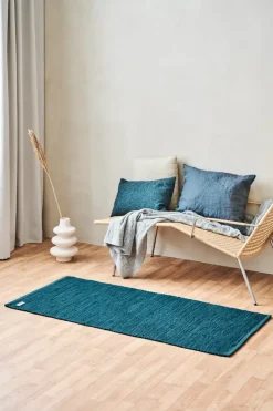 Alfombra Cotton 60x90 cm, Petroleum (azul petróleo)
