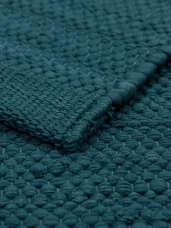 Alfombra Cotton 60x90 cm, Petroleum (azul petróleo)