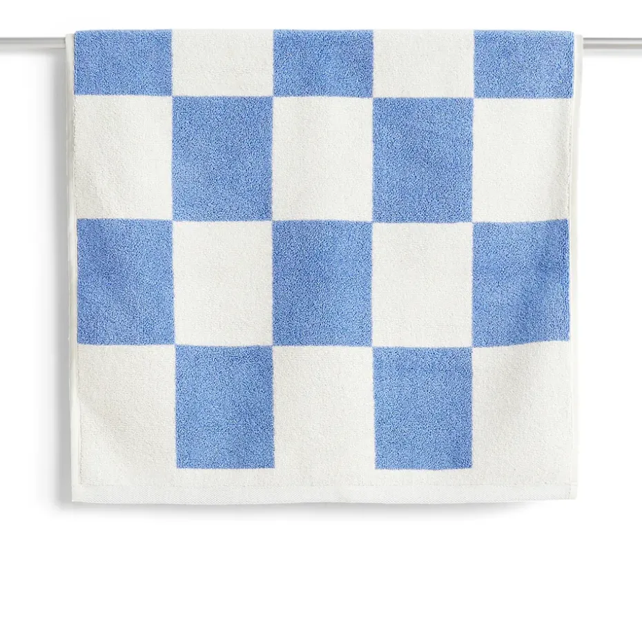 Alfombra de baño Check 50x90 cm, Sky blue