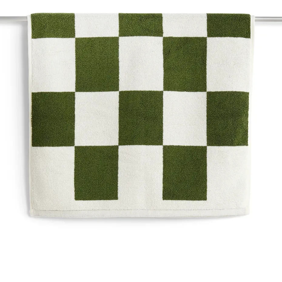 Alfombra de baño Check 50x90 cm, Matcha