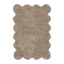Alfombra de baño Clam 60x90 cm, Beige