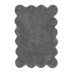 Alfombra de baño Clam 60x90 cm, Gris