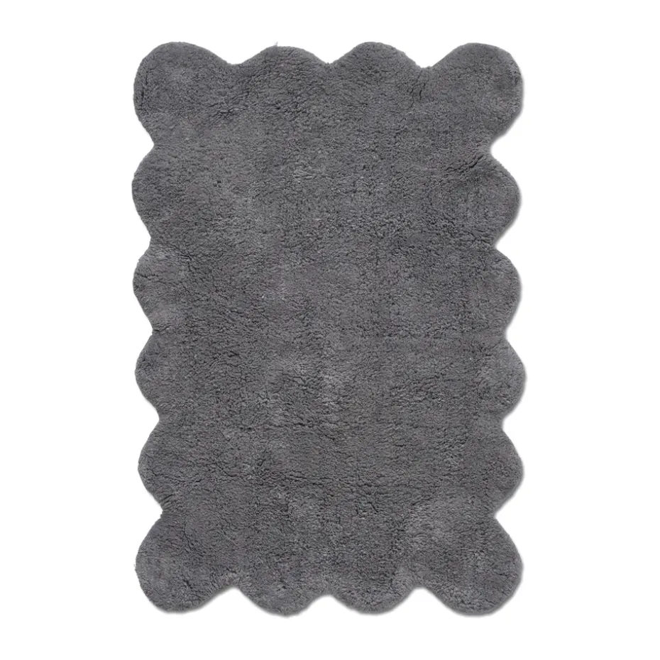Alfombra de baño Clam 60x90 cm, Gris