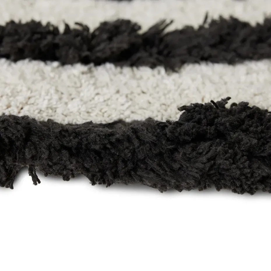 Alfombra de baño HK Living Ø120 cm, Monochrome