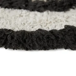 Alfombra de baño HK Living Ø80 cm, Monochrome
