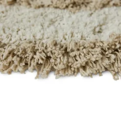 Alfombra de baño HK Living Ø80 cm, Cream